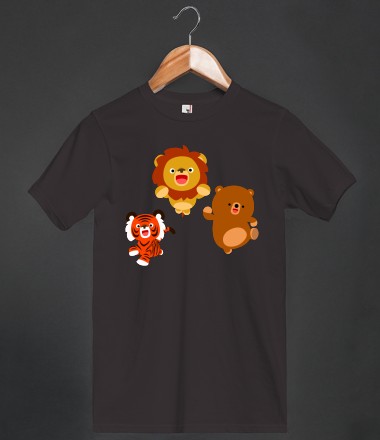 Lions And Tigers And Bears, Oh My T-Shirts and accessories by Cheerful Madness!! at Skreened