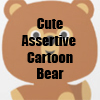 Cute Assertive Cartoon Bear T-Shirts, accessories and more by Cheerful Madness!! at Zazzle