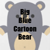 Big Blue Cartoon Bear merchandise by Cheerful Madness!! at Zazzle