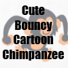 Cute Bouncy Cartoon Chimpanzee T-Shirts, accessories and more by Cheerful Madness!! at Zazzle