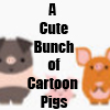Cute Bunch of Cartoon Pigs Merchandise by Cheerful Madness!! at Zazzle