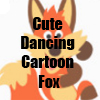 Cute Dancing Cartoon Fox T-Shirts and accessories line by Cheerful Madness!! at Zazzle