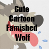Cute Famished Cartoon Wolf Collection of T-Shirts and accessories by Cheerful Madness!! at Zazzle