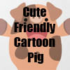 Cute Friendly Cartoon Pig T-Shirts and more by Cheerful Madness!! at Zazzle