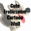 Cute Frolicsome Cartoon Wolf Collection of T-Shirts and gifts by Cheerful Madness!! at Zazzle