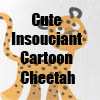 Cute Insouciant Cartoon Cheetah Line of products, T-Shirts and accessories by Cheerful Madness!! at Zazzle