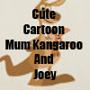 Cute Cartoon Mum Kangaroo And Joey T-Shirts and more by Cheerful Madness!! at Zazzle