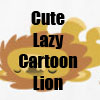 Cute Lazy Cartoon Lion Collection of Merchandise, apparel and gifts by Cheerful Madness!! at Zazzle