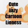 Cute Lazy Cartoon Lioness Collection of merchandise by Cheerful Madness!! at Zazzle