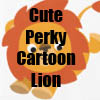 Cute Perky Cartoon Lion T-Shirts and accessories by Cheerful Madness!! at Zazzle