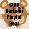 Cute Cartoon Playful Bear Merchandise by Cheerful Madness!! at Zazzle