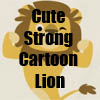 Cute Strong Cartoon Lion Tees and Merchandise Collection by Cheerful Madness!! at Zazzle