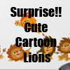 Surprise!! Cute Cartoon Lions Collection of Apparel, T-shirts and accessories by Cheerful Madness!! at Zazzle