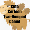 Cute Cartoon Two-Humped Cartoon Camel T-Shirts and accessories by Cheerful Madness!! at Zazzle