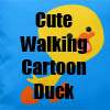 Cute Walking Cartoon Duck T-Shirts, apparel and gift items by Cheerful Madness!! at Zazzle